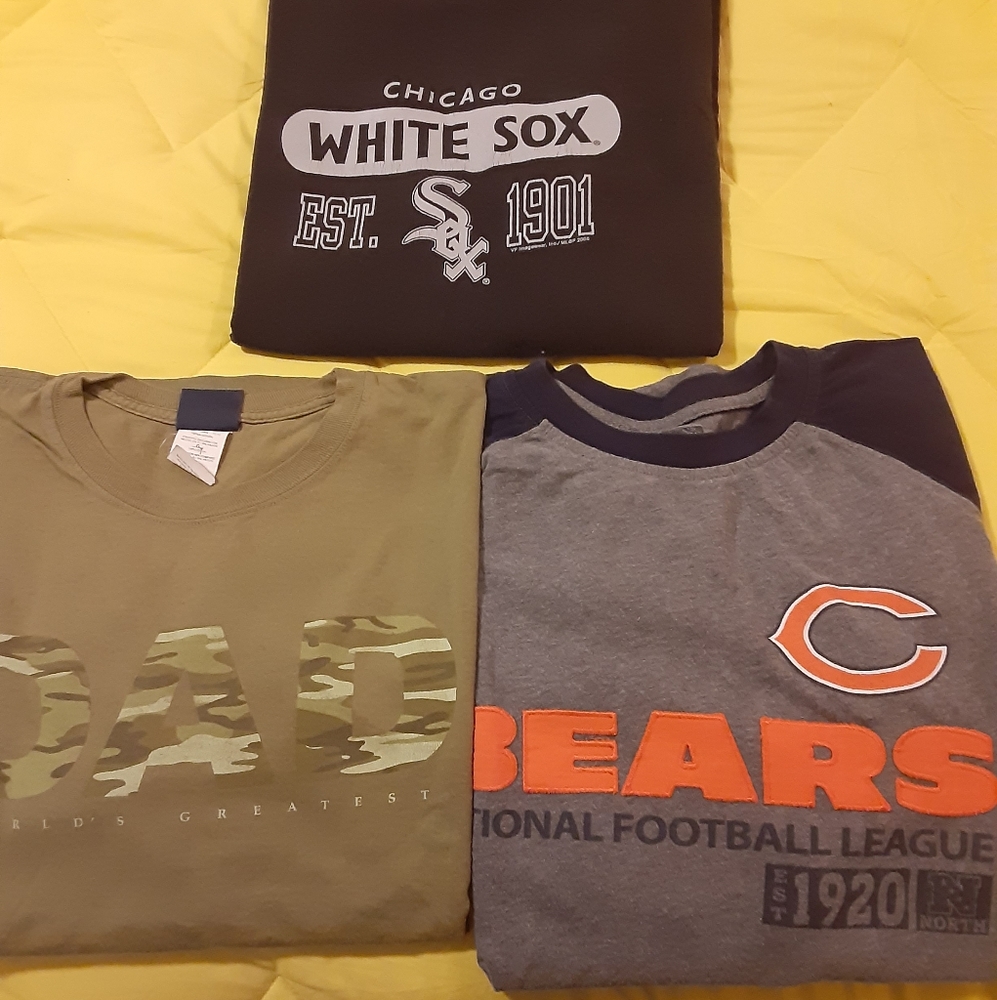 Lot of 3 Men's Tees Size large